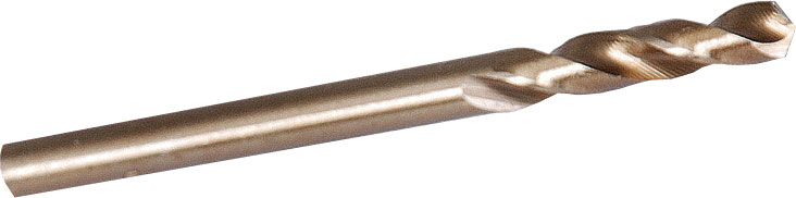 HSS-G twist drill bit DIN 1897, extra short, ground HSS-Co DIN 1897 type N