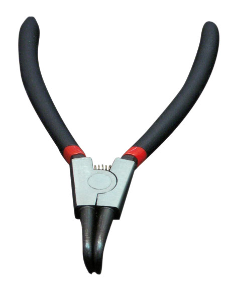 Circlip plier for outer ring, bent 