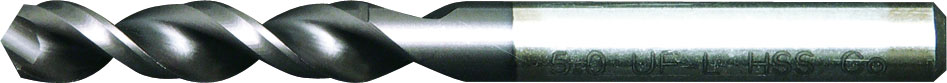 Multipurpose twist drill bit, stub series HSS-Co ATN DIN 1897 type UF-L