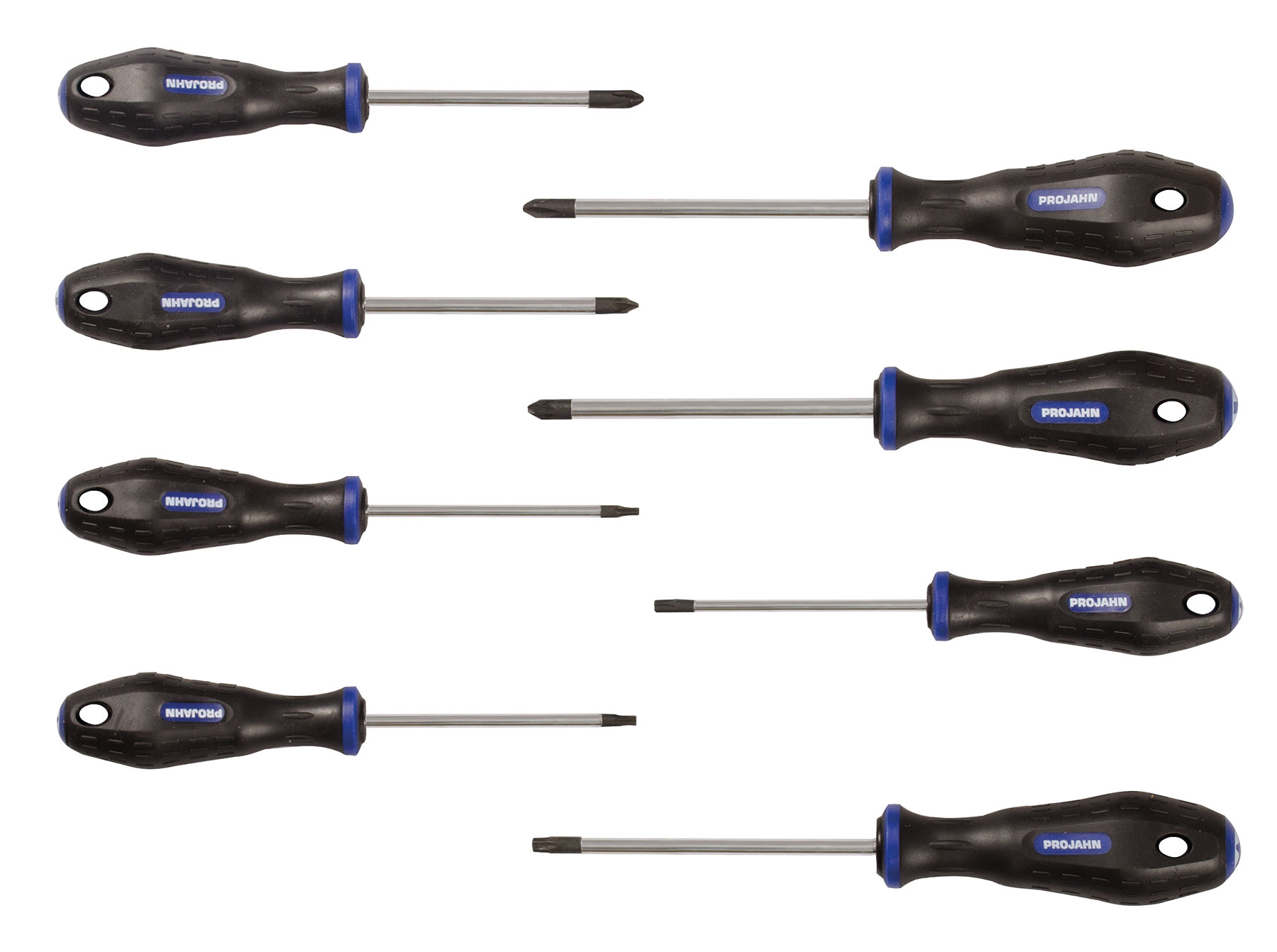 Screwdriver set for Phillips and Pozidriv  and XYXYX20728 8 pcs.