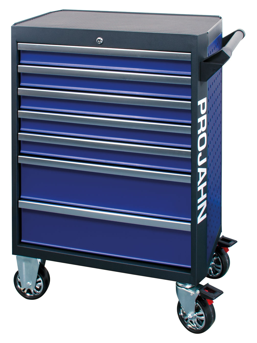 Roller cabinet GALAXY with 7 drawers Blue / Anthracite 