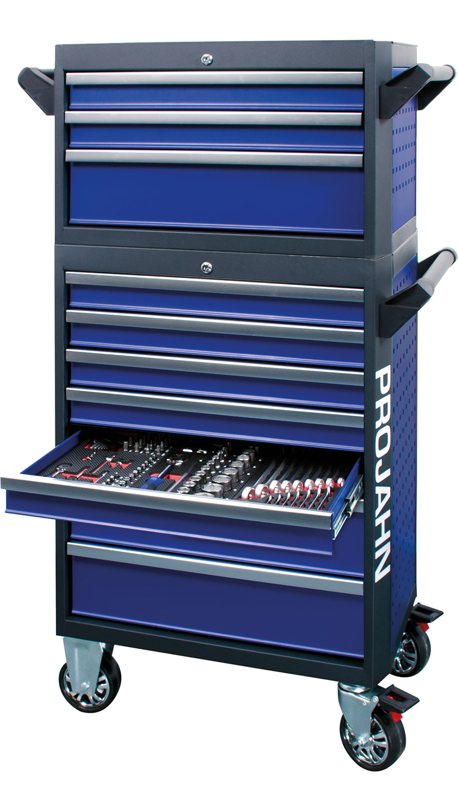 Roller cabinet GALAXY Special Edition "COMPLETE" Blue / Anthracite 