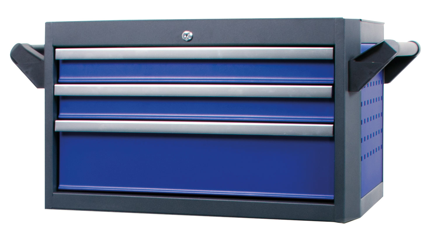 Roller Cabinet Top Case GALAXY for 3 drawers Blue / Anthracite 