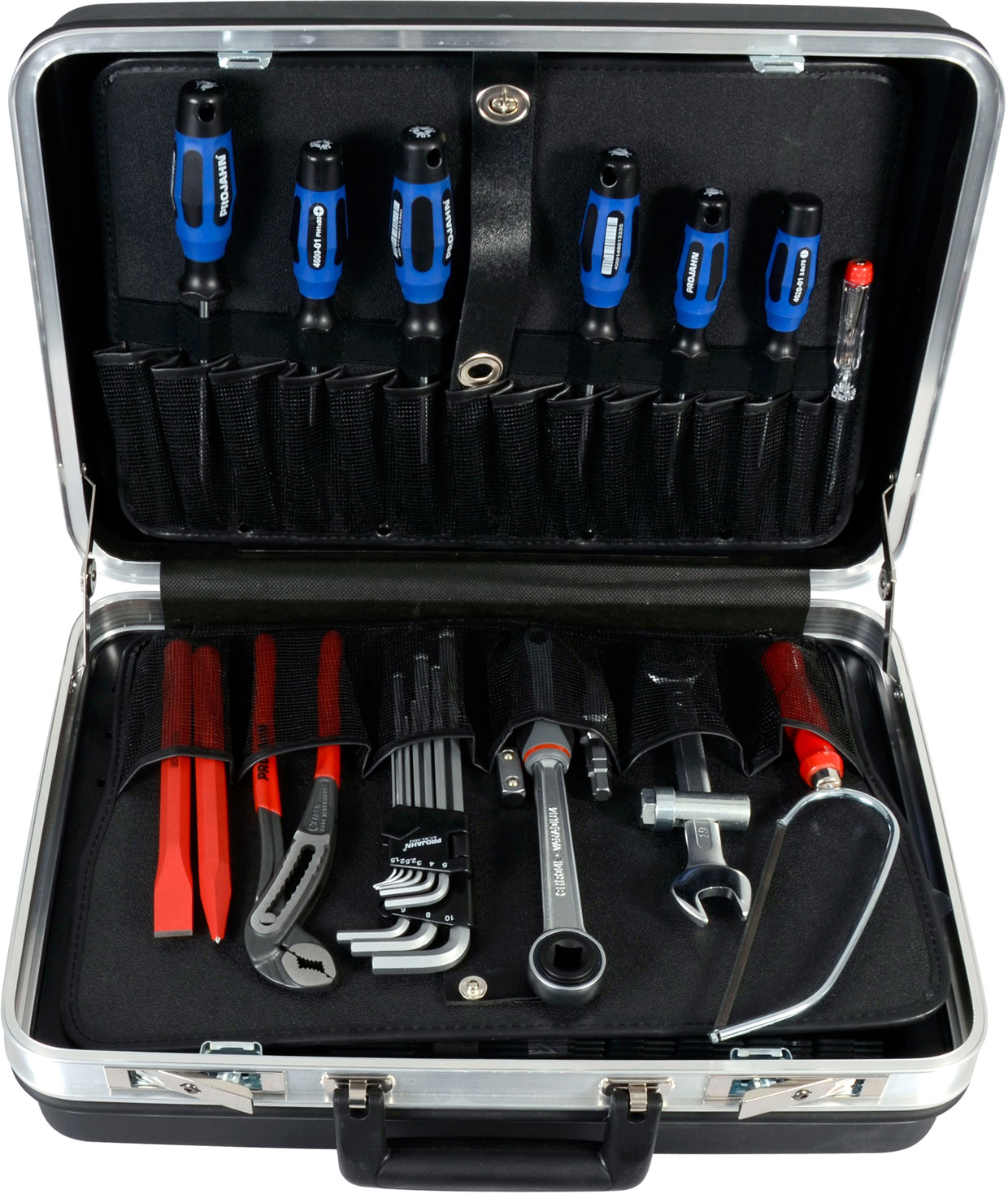 1/4" + 1/2" Tool case "Sanitär" 87 pcs.